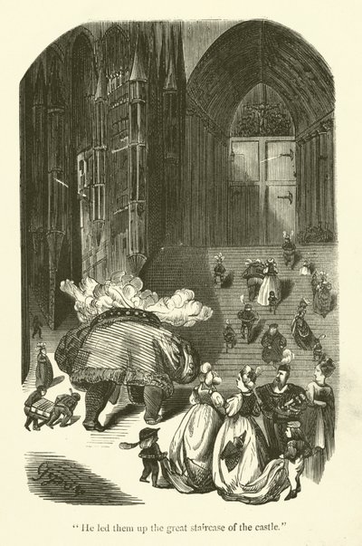 Illustration pour les œuvres de Rabelais - Gustave after Dore